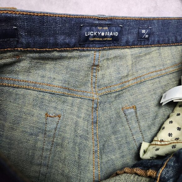 Lucky Brand 221 Jeans Mens 32x30 Straight Denim Stretch Casual Pants Dark Wash - Picture 14 of 16